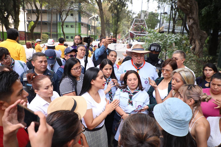 La alcaldía Cuauhtémoc ya no permitirá que las feministas se instalen en Plaza Río de Janeiro