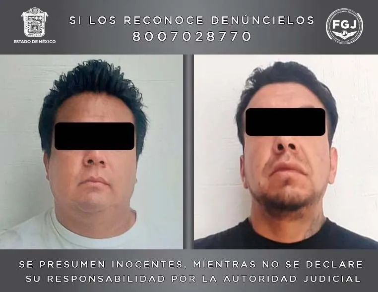 Son Detenido estos dos por Participar en Robo con Violencia a una Gasolinera en Chalco Edoméx