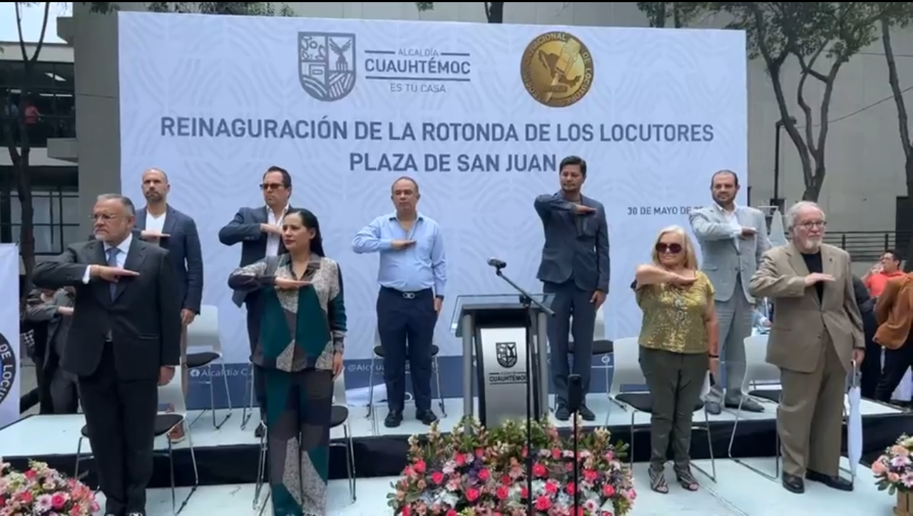 Locutores/ Rosalía Buaún/ La rotonda de los Locutores de México