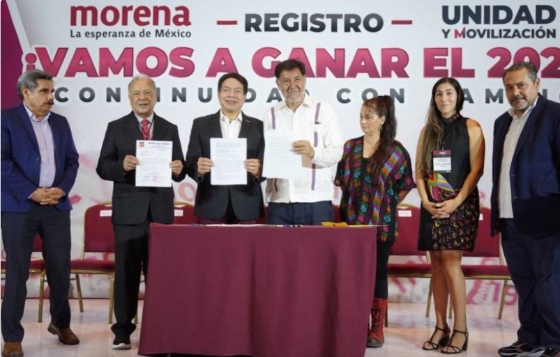 Oficializa Fernández Noroña su aspiración a la candidatura presidencial