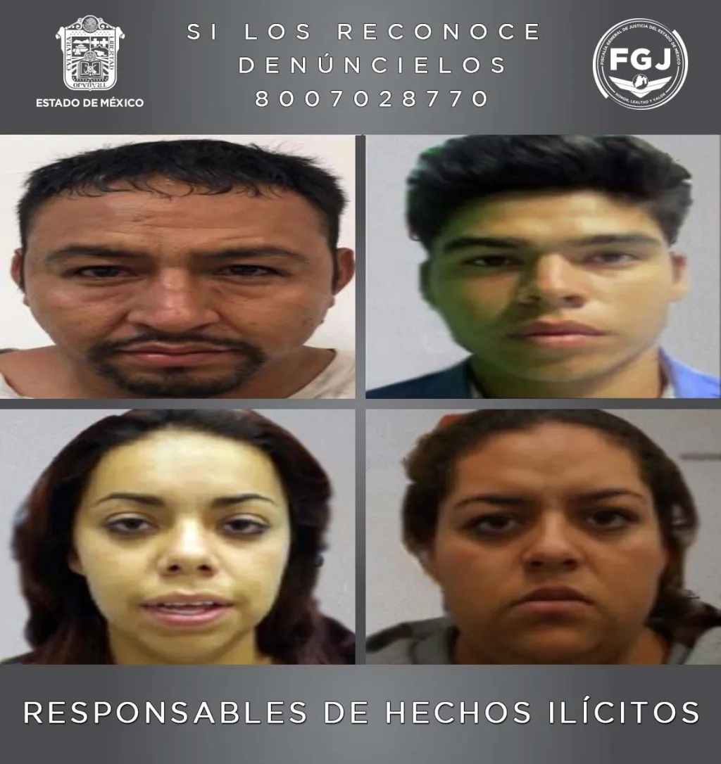 En Toluca Edoméx Cometieron Secuestro y Reciben Sentencia Cuatro Personas