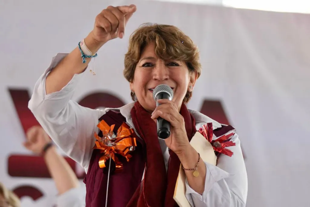 Como la primera mujer que Gobernará el Estado de México, Delfina Gómez hace historia
