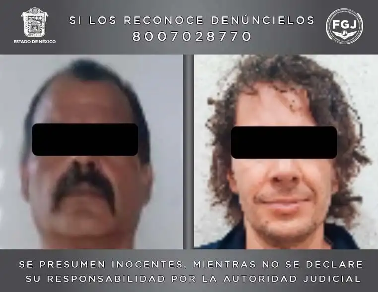 Arrestan a dos Debido a los Hechos Delictivos en Edoméx