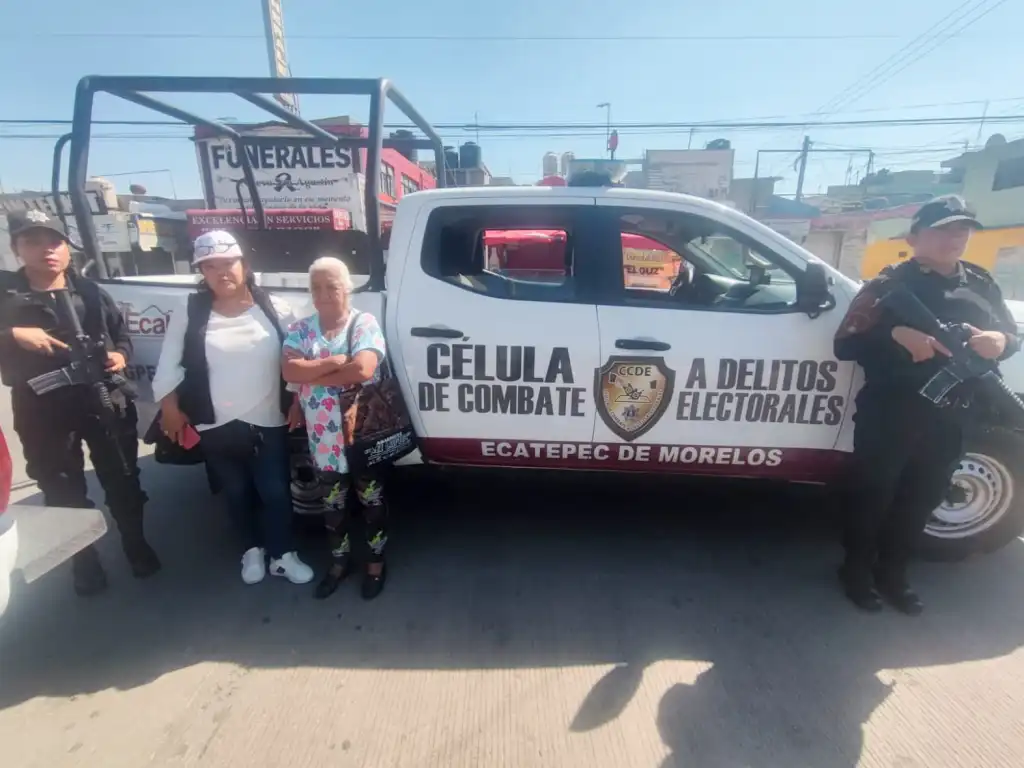 En Ecatepec a dos mujeres las detienen por acarreo de Votantes a favor de candidata del PRI