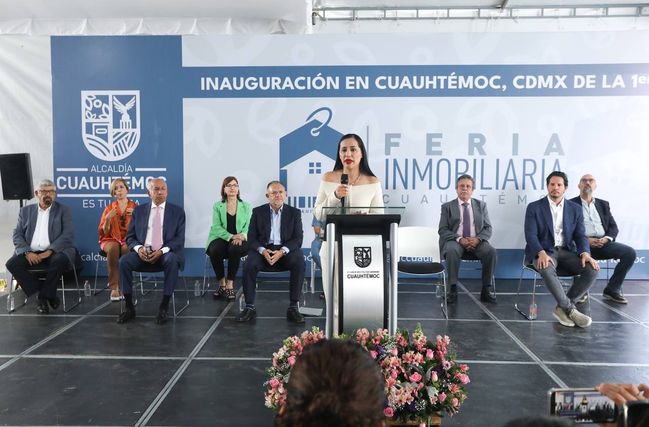 Inauguran la Primera Feria Inmobiliaria Cuauhtémoc en Jardín Pushkin