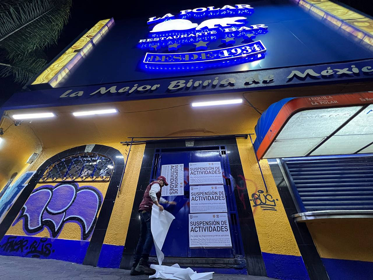 La alcaldía Cuauhtémoc clausura nuevamente “La Polar”