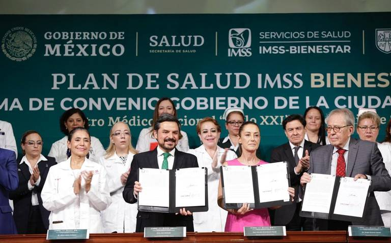 IMSS y el Gobierno de la CDMX firman acuerdo para pasar al programa del Bienestar