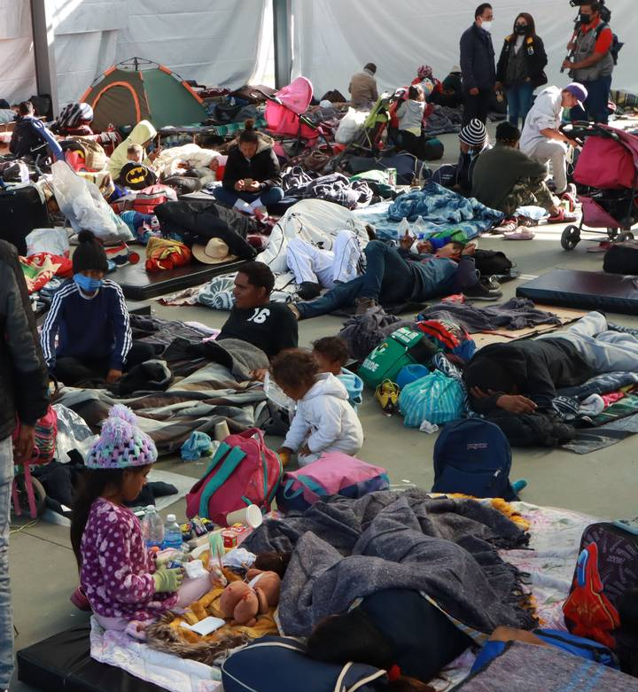 Las necesidades de los migrantes en Huehuetoca ya son atendidos por el gobierno estatal