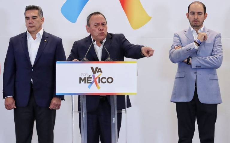 El 26 de junio la alianza “Va por México” definirá el método para elegir a su candidato presidencial