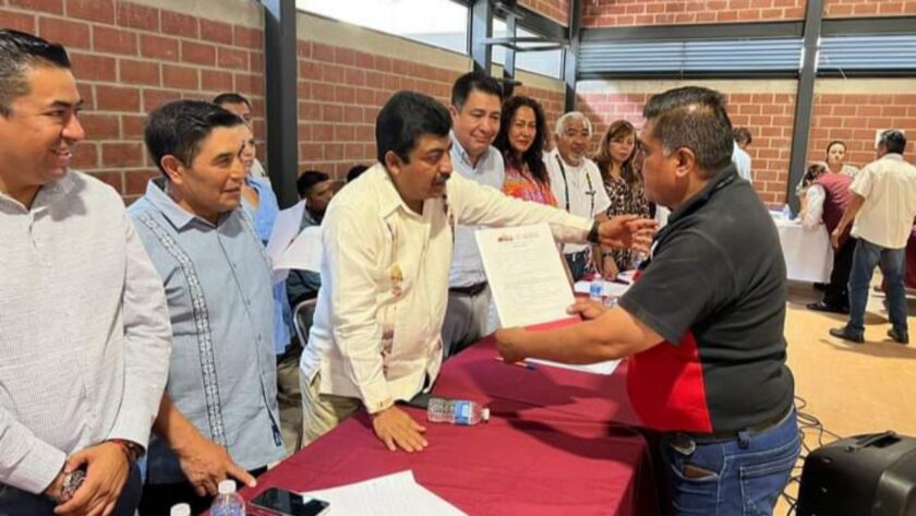 La construcción de la Oficina Regional del Registro Agrario Nacional en Texcoco Edoméx, Pide se habrá; Nazari oGutiérrez