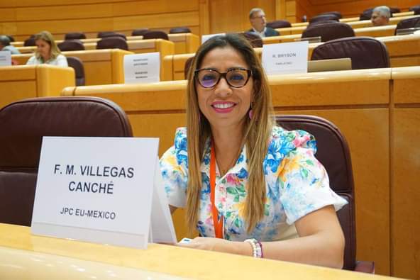 Senadora Marybel Villegas representa a México ante Parlamento Europeo