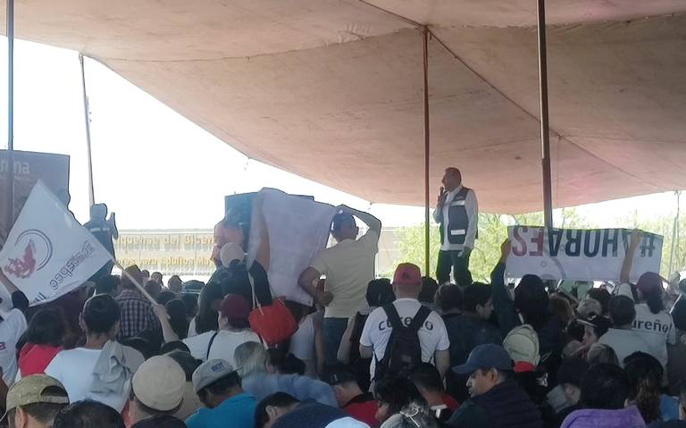 Convocatoria a evento de Adán Augusto en Ecatepec fue muy pobre