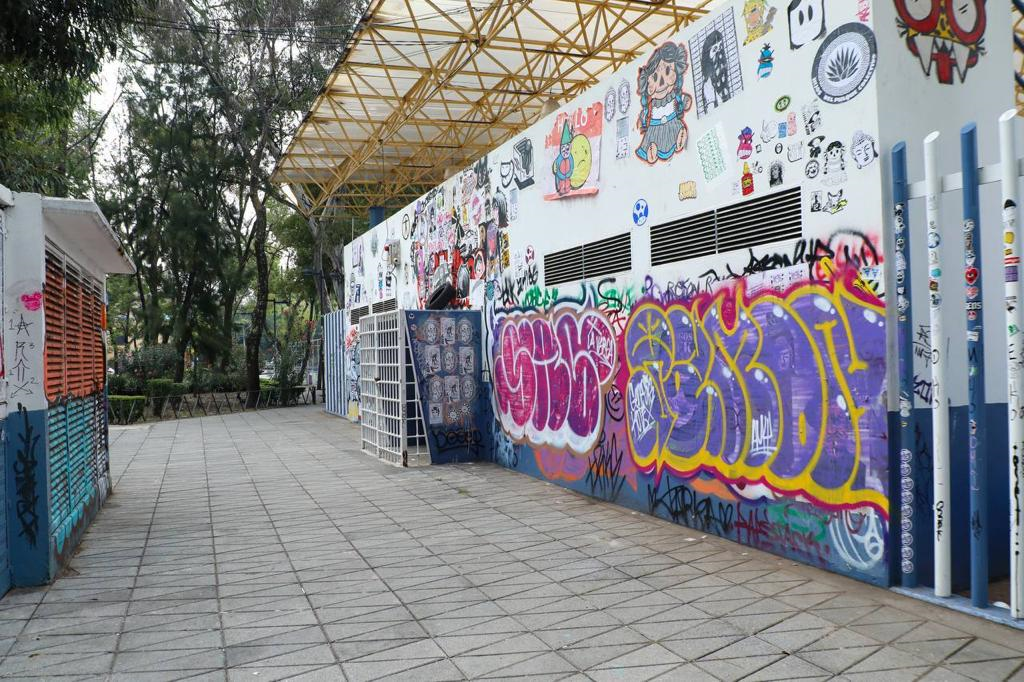 Ante la vandalización del Jardín de las Artes en la Doctores por Morena, será convertida en un Distrito  de Arte: Sandra Cuevas