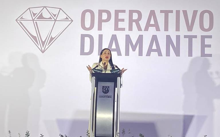 Sandra Cuevas presenta su primer informe sobre “Operativo Diamante”