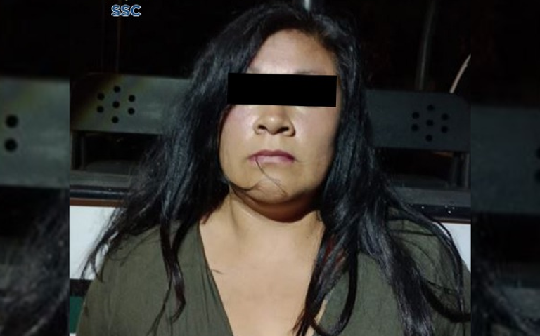 Arrestan a mujer que apuñaló a dos hombres en San Miguel Ajusco