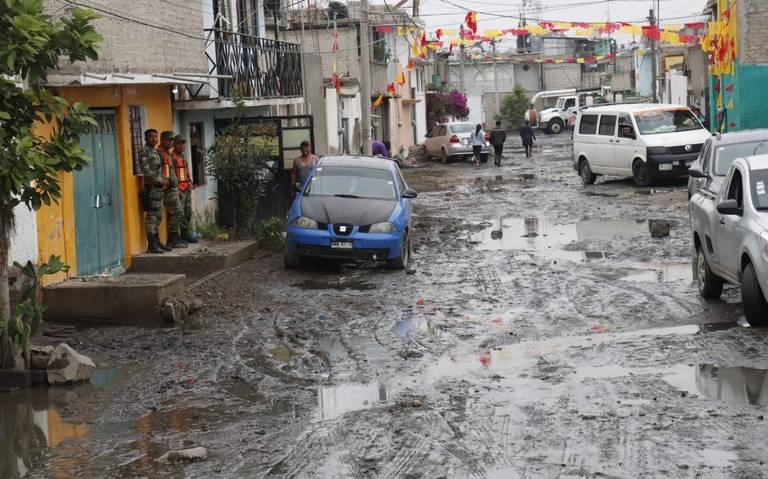 Chalco y sus alrededores están libres de lodo, tras la fuerte lluvia del sábado