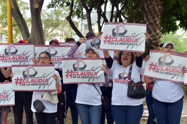Participan Miles en mega jornada de apoyo a Claudia Sheinbaum