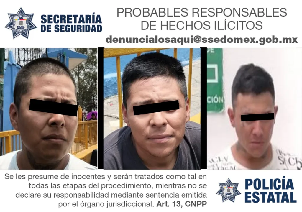 Fueron Detenidos Tres Integrantes de Banda de Ladrones en Cuautitlán México Edomex , Buscaban Sobornar a la Po licía