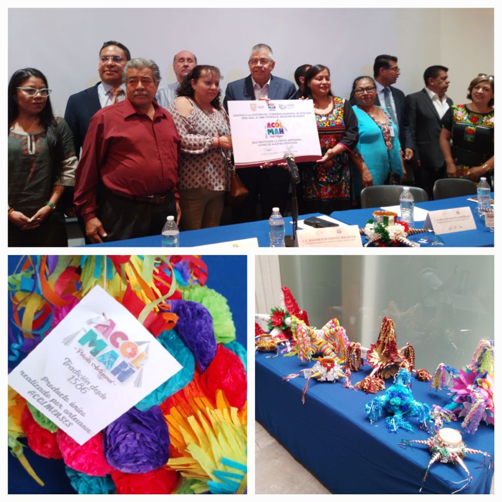 En Acolman Edoméx Presentan Marca Colectiva de la ’Piñata Artesanal renace’ en laCDMX