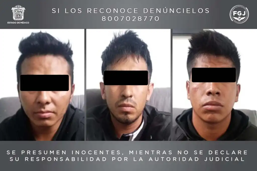 Detienen a 3 Individuos en Tonanitla Edoméx