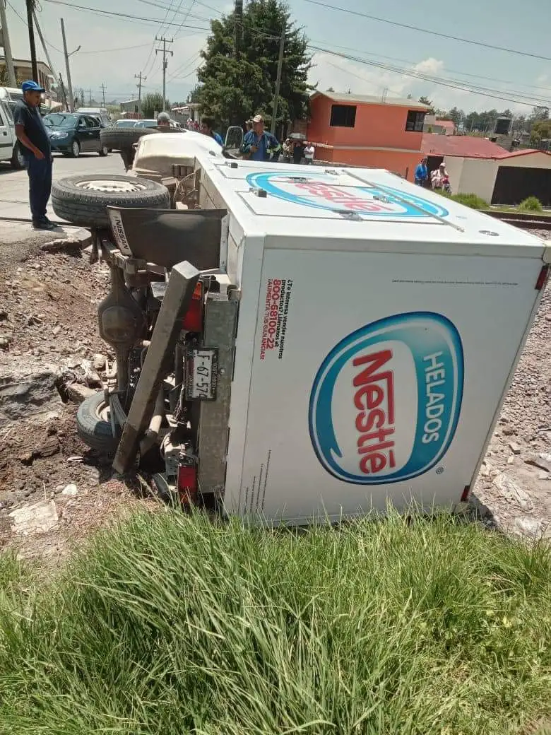 En Almoloya de Juárez Edoméx se Voltean Helados