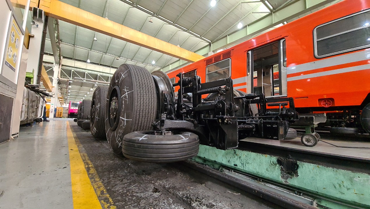 Hay un avance del 57.8% en el presupuesto ejercido para mejorar el mantenimiento del metro