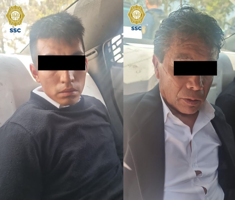 Elementos de la SSC frustran asalto en una joyería de Iztapalapa y detienen a dos responsables