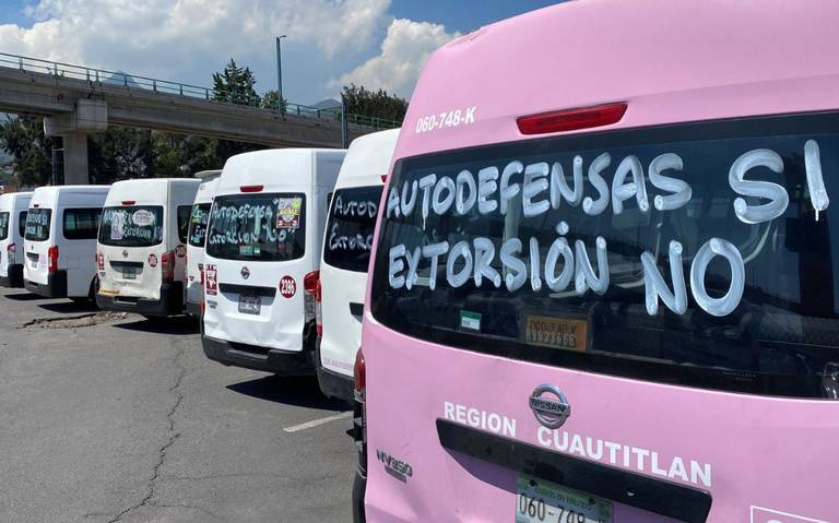 Transportistas del Edomex exigen crear autodefensas para evitar el pago de extorsión