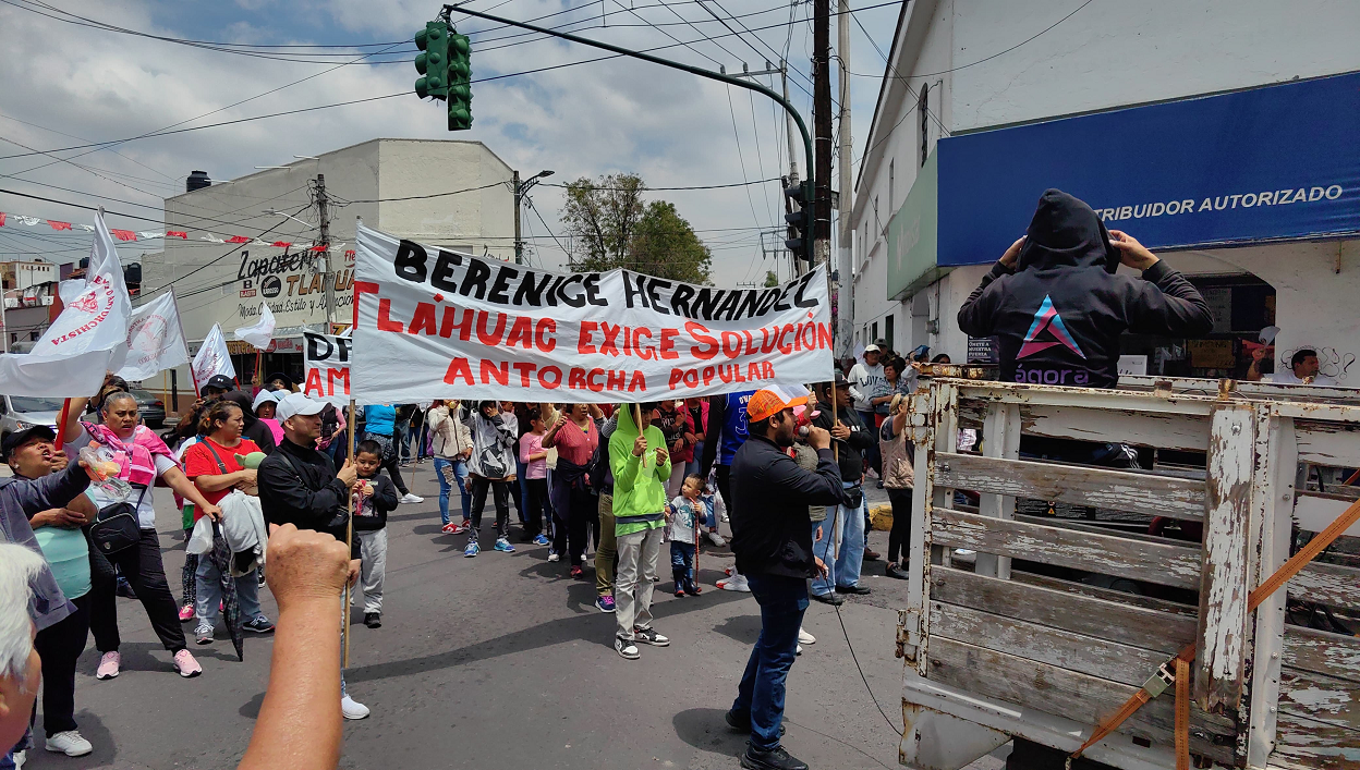 El 6 de septiembre antorchistas instalarán un plantón en la alcaldía Tláhuac