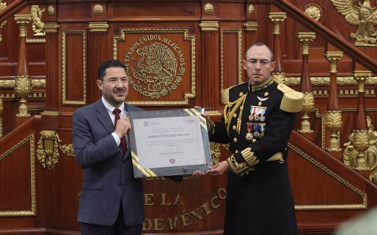Congreso de la CDMX reconoce el legado del Heroico Colegio Militar