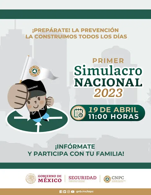 El Próximo 19 de Septiembre, no olvides que se Realizará el Segundo Simulacro Nacional de Sismo
