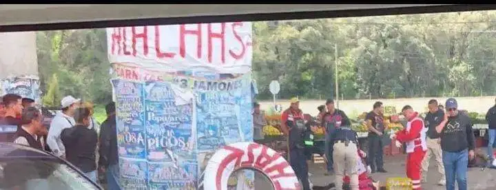 Ocurrió en Amecameca Edoméx, accidente de bajo de puente