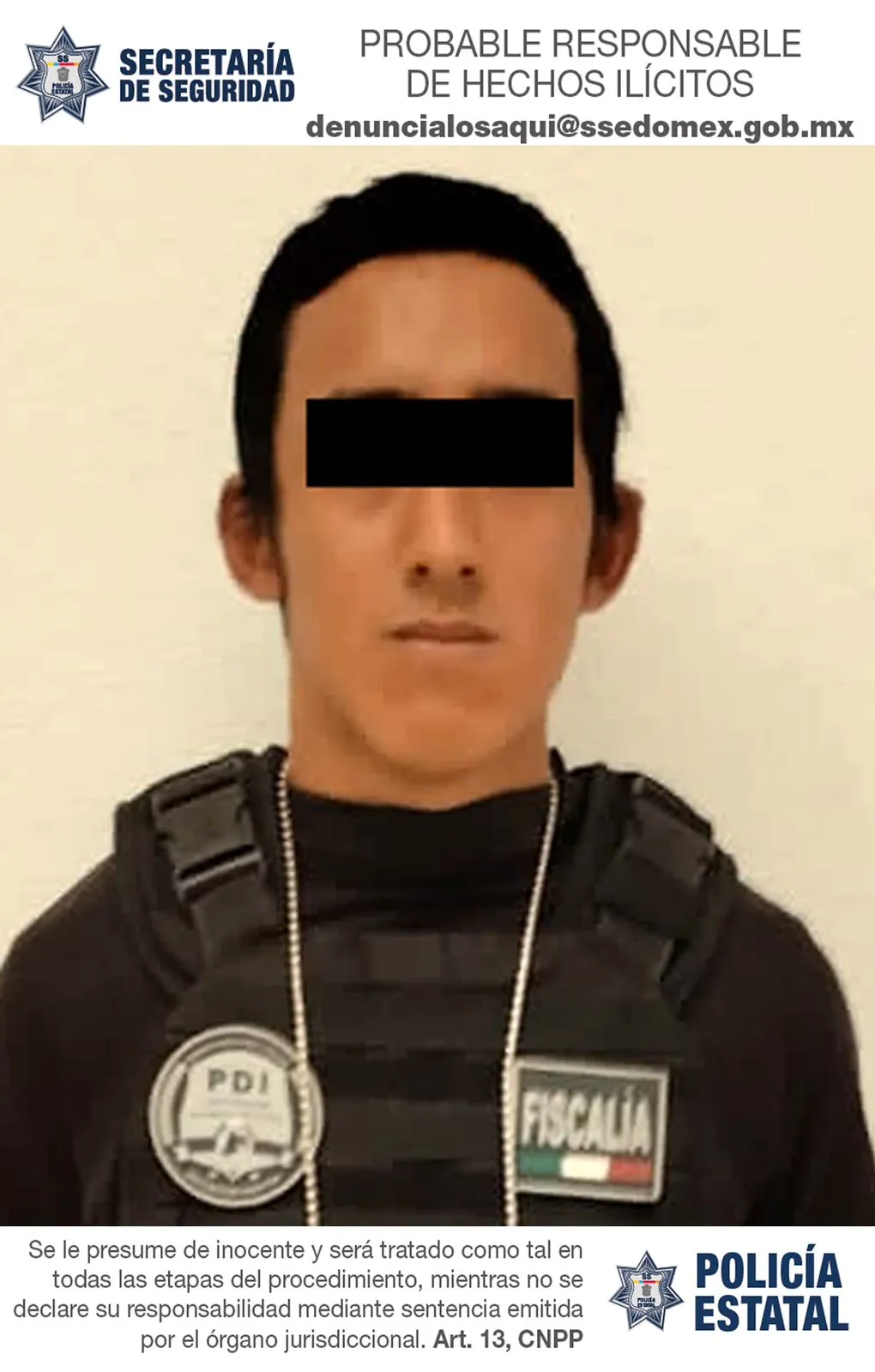 En Zinacantepec Edoméx, se Hacía Pasar por Agente de la FGJEM para Extorsionar