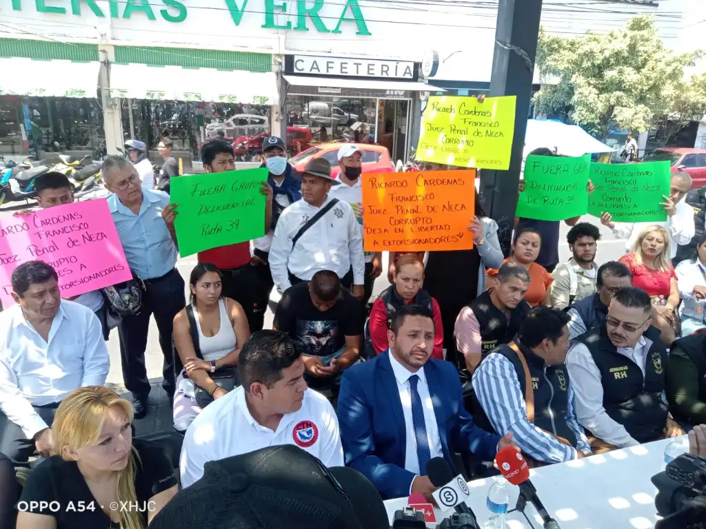 En NezahualcóyotlEdoméx, Transportistas dan a conocer la Creación de Grupo Respuesta Inmediatapara atacar la  Inseguridad