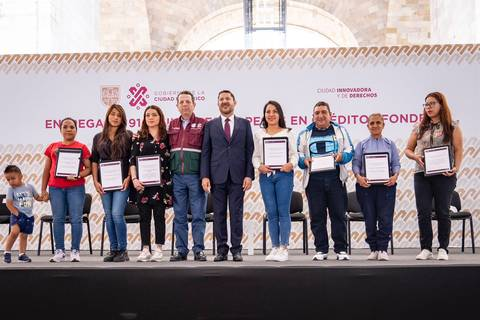 Gobierno de la CDMX ha otorgado 8 mil 839 créditos a capitalinos por un monto de 500 mdp