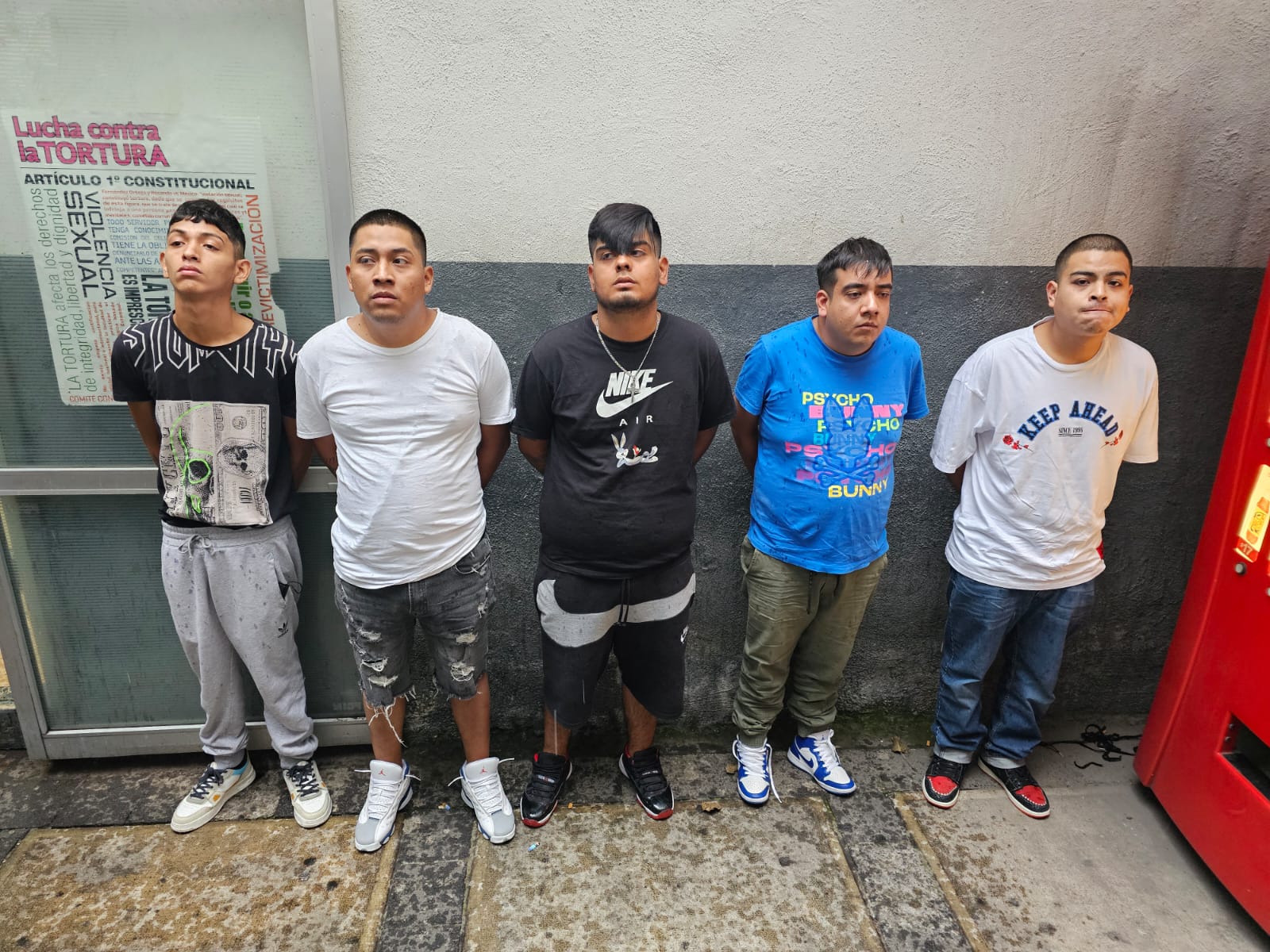 Detienen a cinco de la Unión Tepito en Venustiano Carranza