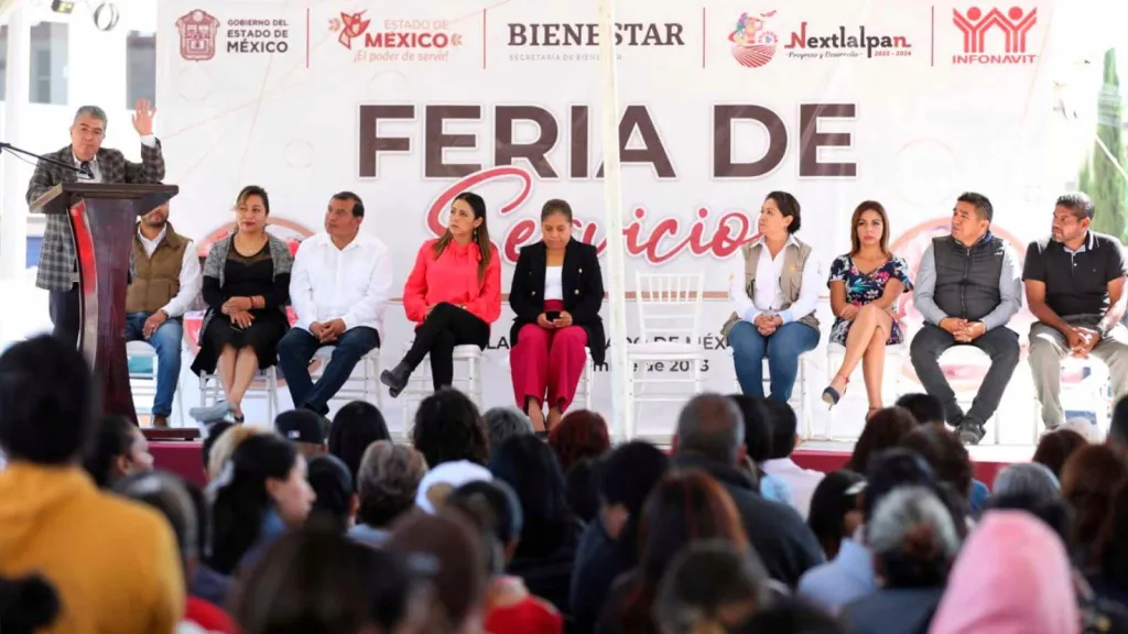 Feria de Servicios Secretarías de Bienestar Federal y Estatal, Inauguran en Nextlalpan Edomèx