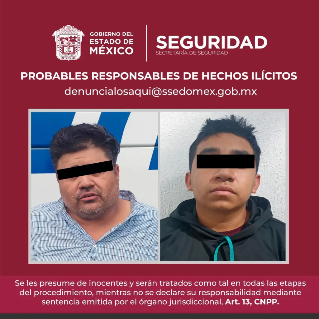 A Tres Hombres Arrestan por Robo con Violencia de Maquinaria Pesada y por Portar Arma de Fuego en Atlacomulco Ed oméx