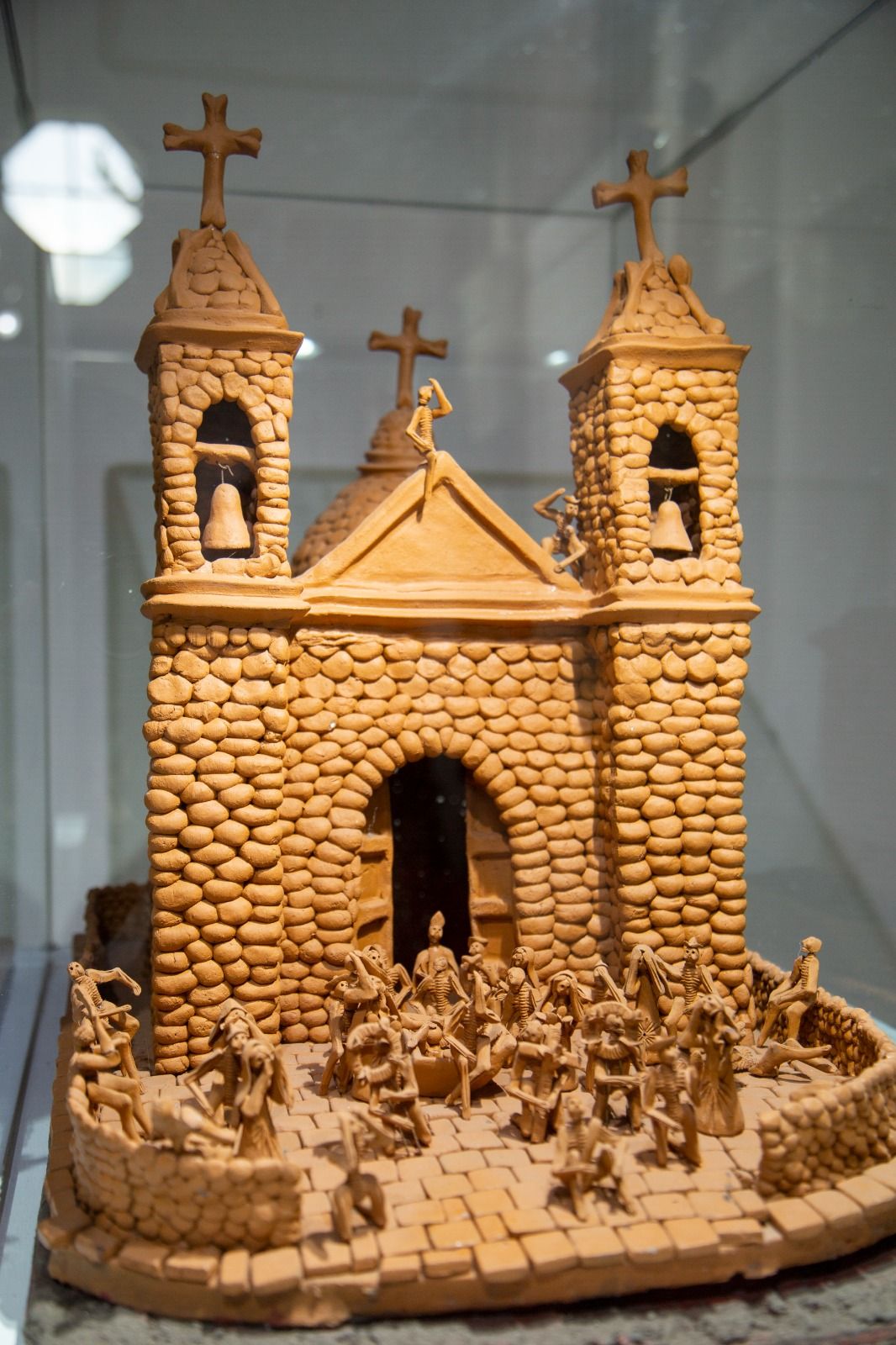 La Capilla de Barro Natural’ pieza del mes Exhibida en el Museo Hacienda La Pila en Xonacatlan Toluca Eadoméx