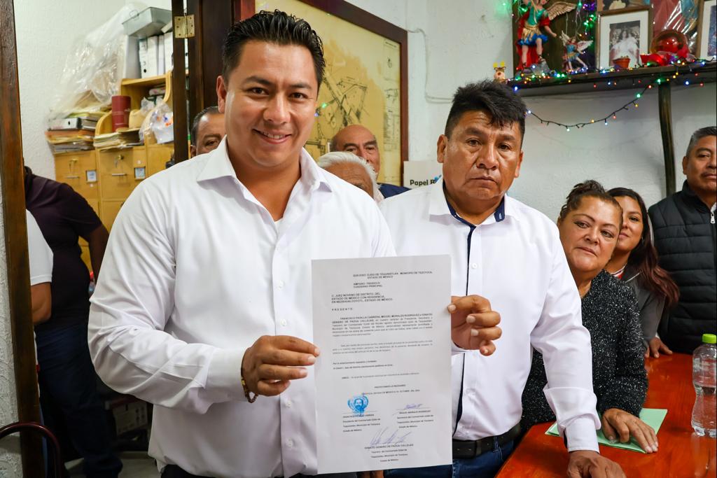 En Tezoyuca Edomèx, Continuará obra de Ampliación de Red de Agua Potable