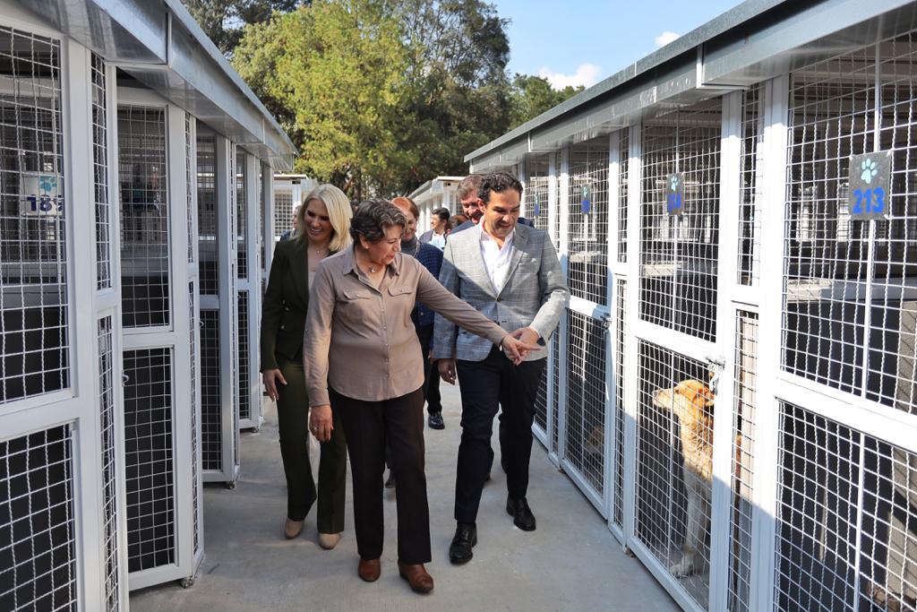 El Estado de México dará trato Humanitario a Animales de Compañía”; Gobernadora Delfina Gómez inaugura el  Centro de Atención y Protección Animal “HuixquiCan”