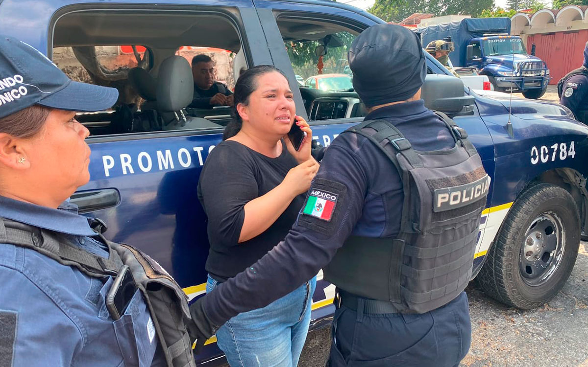 La periodista Estrella Pedroza acusa a los policías de Morelos de agresión y violencia