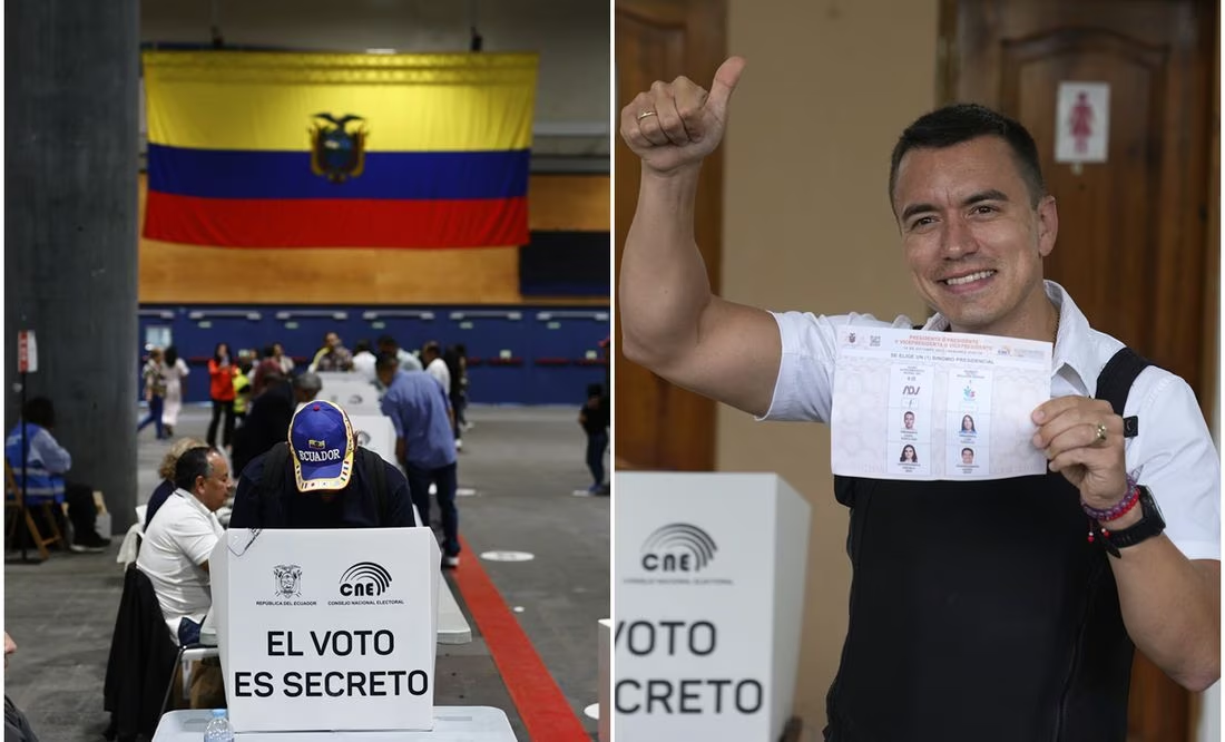 Con 35 años, Daniel Noboa gana las elecciones presidenciales en Ecuador