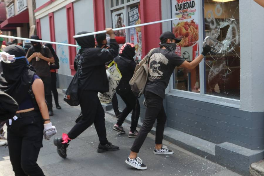 Canaco está a favor de la libre expresión, pero no de daños causados a establecimientos mercantiles