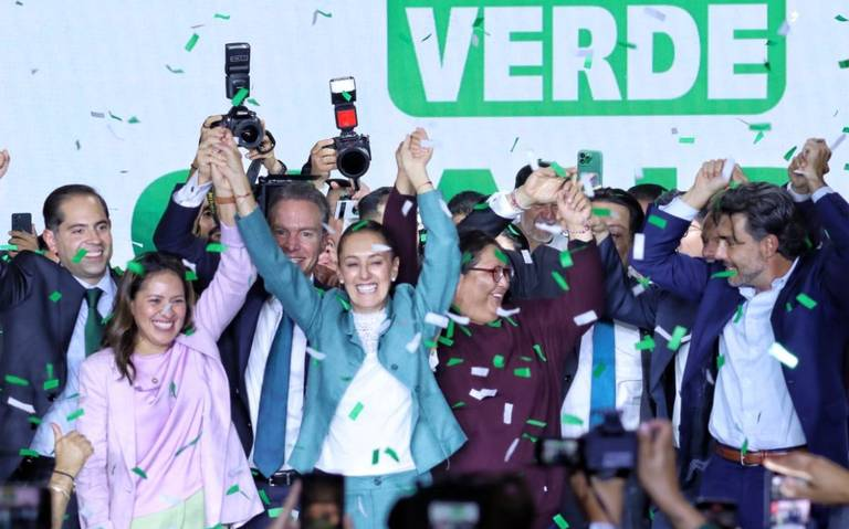 Sheinbaum se reúne con militantes del Partido Verde