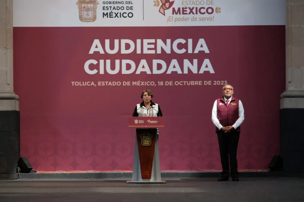 El Mensaje de la Gobernadora Delfina Gómez Álvarez durante la primera Audiencia Ciudadana