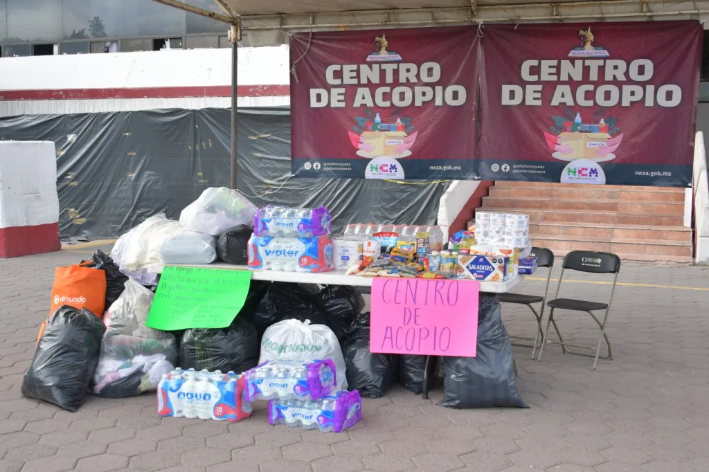 Centros de Acopio instalan en el Estado de México