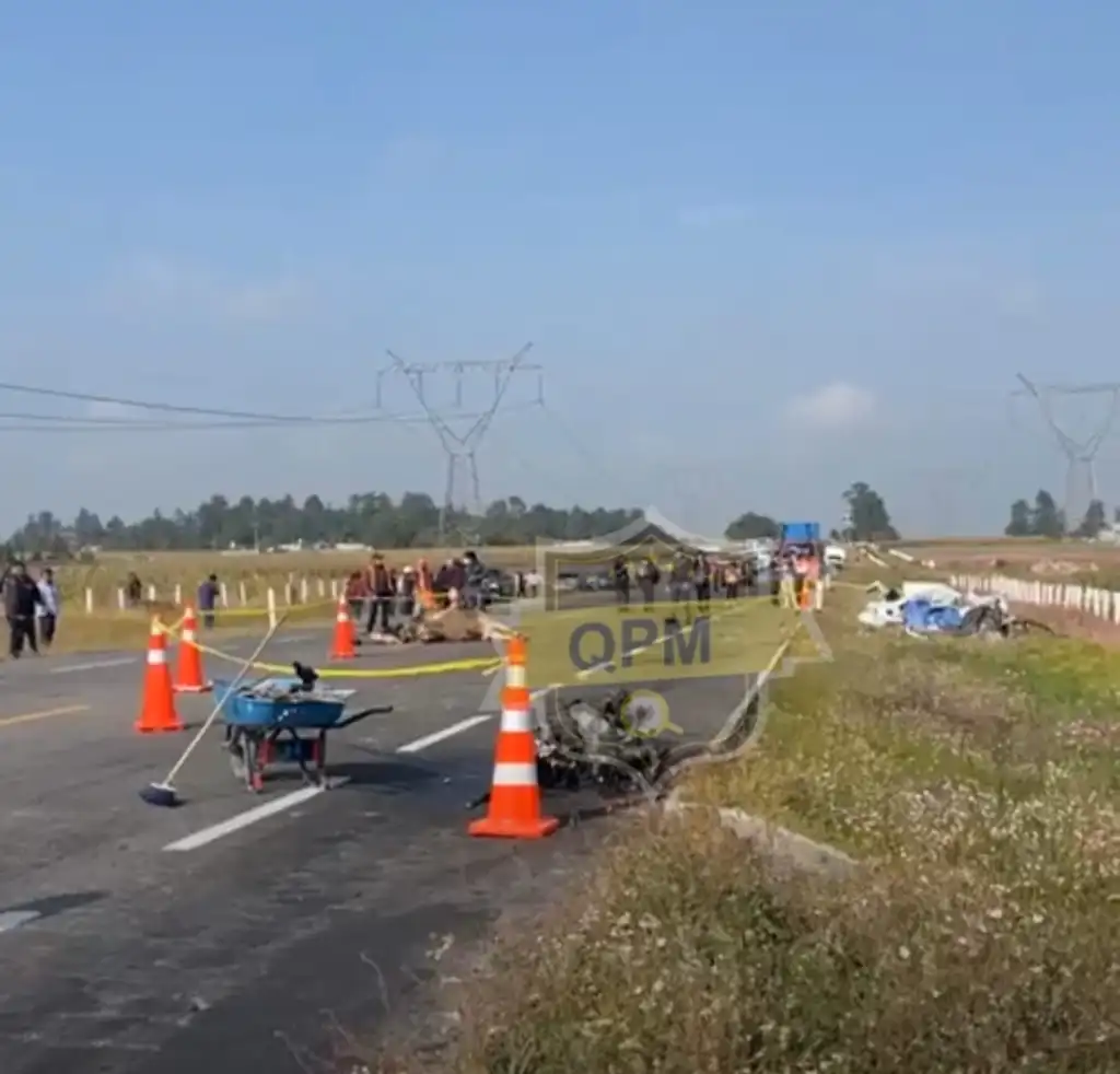 La Muerte de Cinco Personas se Reporta en Accidente Autopista Lerma Zitácuaro la Madrugada de este lunes