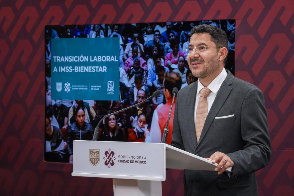 Se han incorporado 6 mil 059 trabajadores de salud de la CDMX al IMSS-Bienestar, concluirá hasta marzo de 2024:  Batres