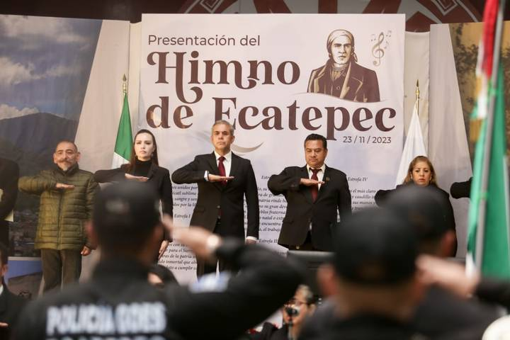 Fernando Vilchis da a conocer el nuevo Himno de Ecatepec